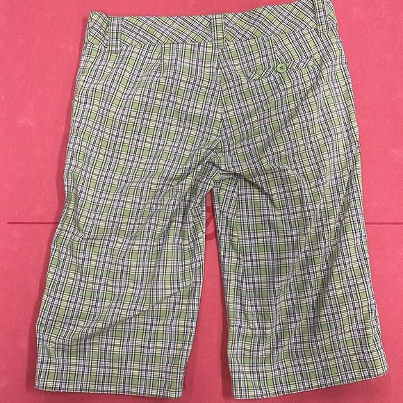 Lole Green Plaid Women’s Golf Shorts, Size 6 - Picture 3 of 6